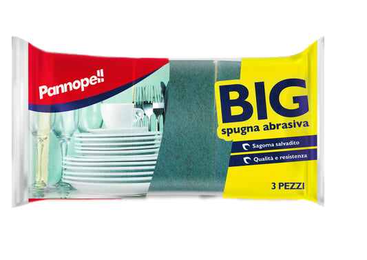 SPUGNA ABRASIVA BIG SALVADITO 3 SPUGNE