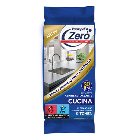 PANNOPELL CUCINA E INOX - 30 PANNI UMIDIFICATI
