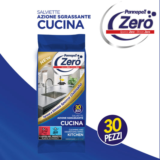 PANNOPELL CUCINA E INOX - 30 PANNI UMIDIFICATI