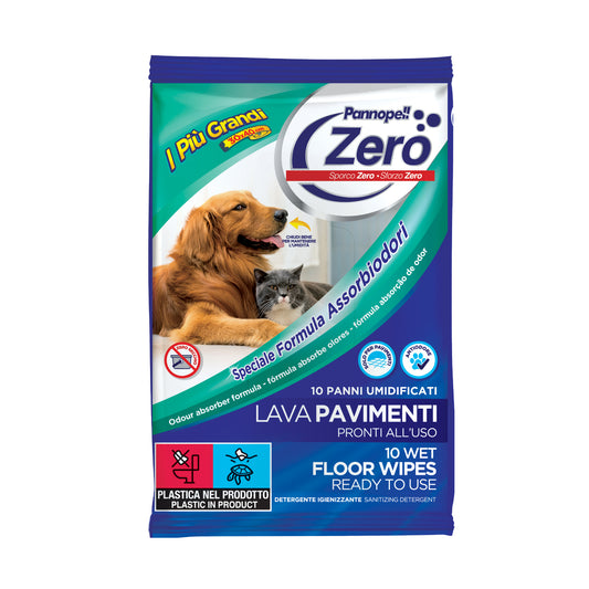 Pannopell Lavapavimenti con Formula Assorbiodori- Speciale Pet
