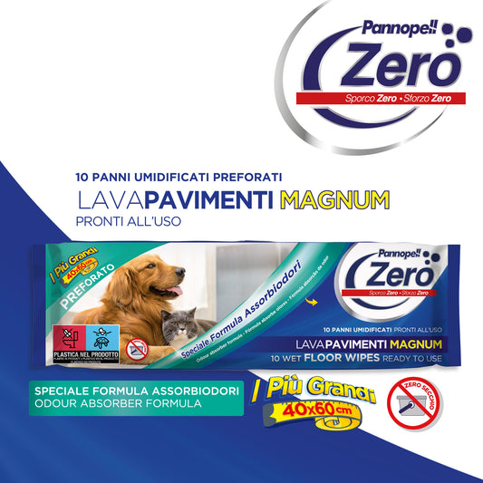 Pannopell Lavapavimenti MAGNUM PREFORATO CON FORMULA ASSORBIODORI - 40x60 cm