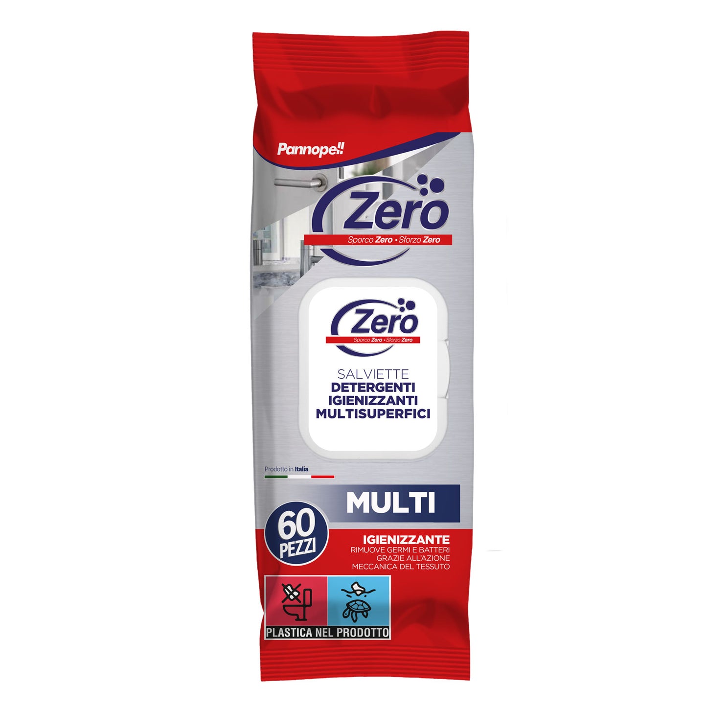 PANNOPELL IGIENIZZANTE - MULTI - 60 SALVIETTE UMIDIFICATE