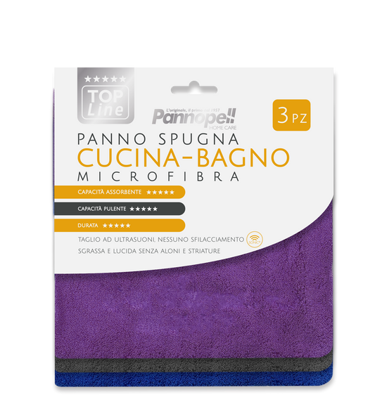 TOP LINE 3 PANNI CUCINA-BAGNO