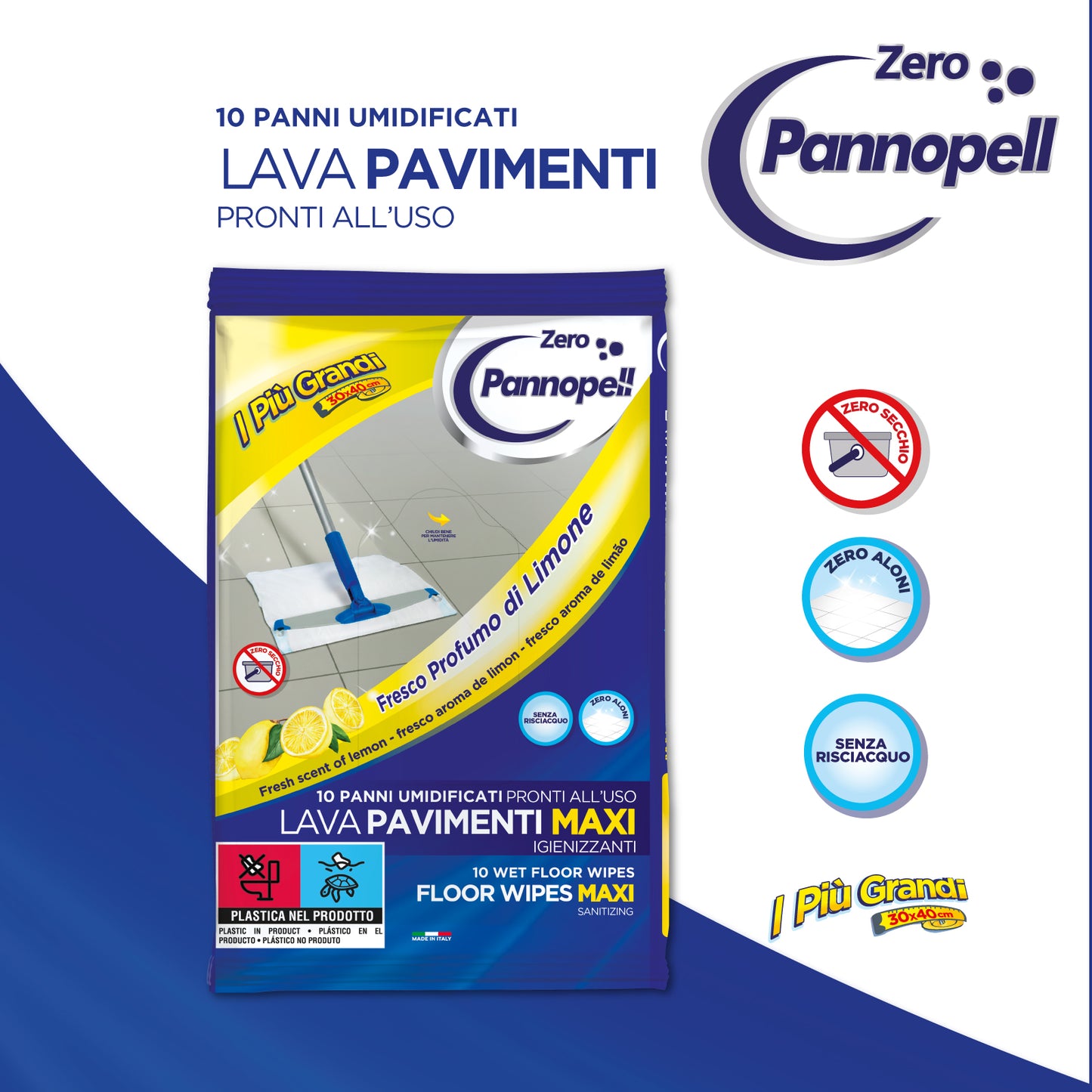 Pannopell Lavapavimenti MAXI al Fresco Profumo di Limone