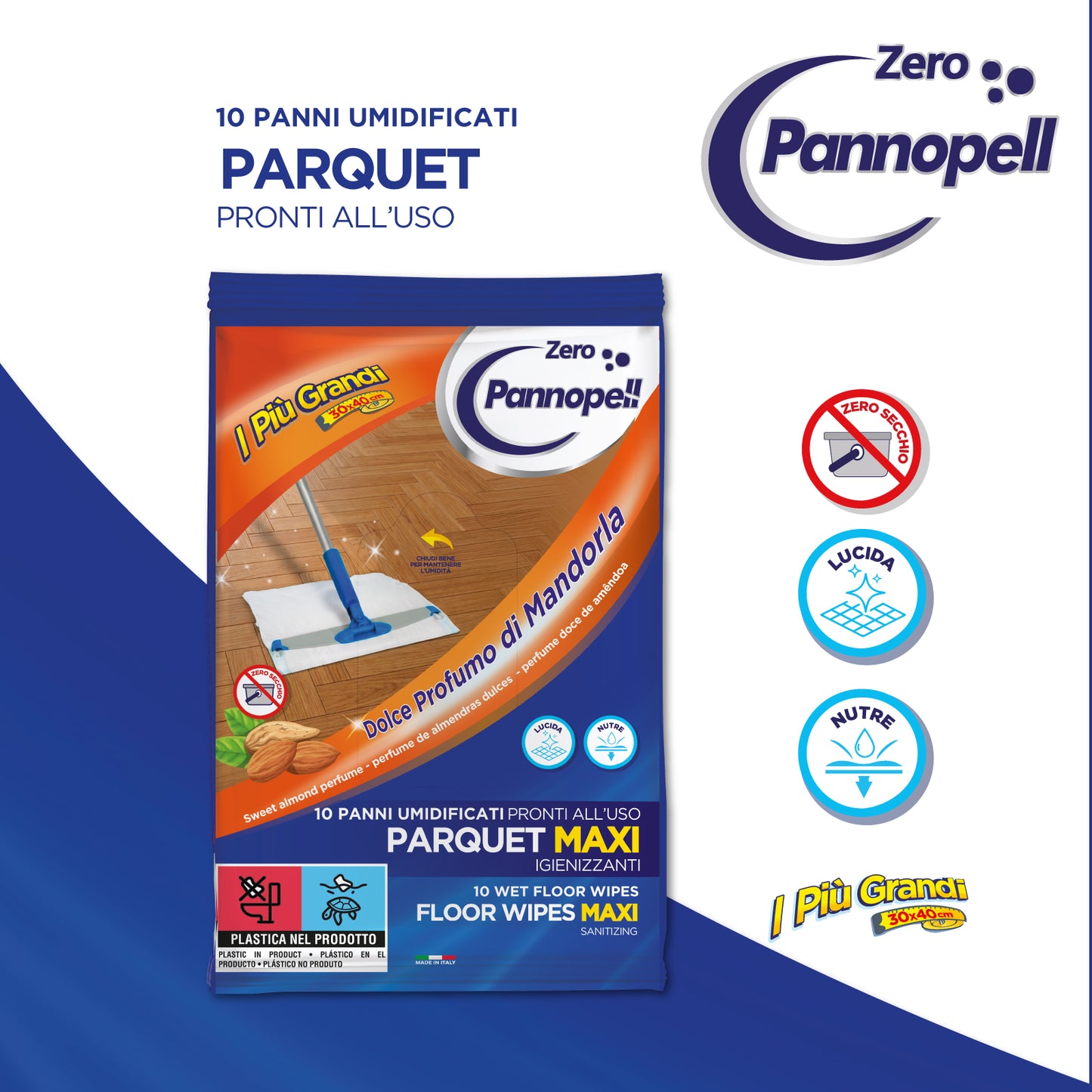 Pannopell PARQUET MAXI al Profumo di Mandorla