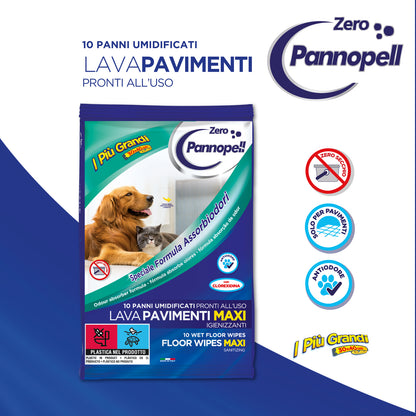 Pannopell Lavapavimenti MAXI con Formula Assorbiodori- Speciale Pet