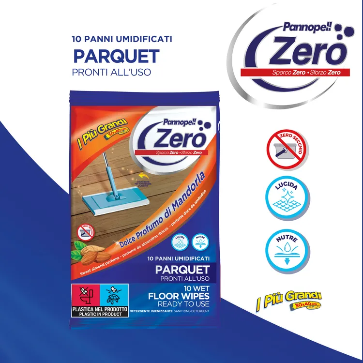 Pannopell Lavapavimenti al Profumo di Mandorla-Speciale Parquet
